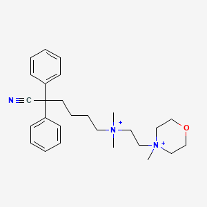 molecular formula C27H39N3O+2 B1249127 Pentacynium CAS No. 13087-58-6