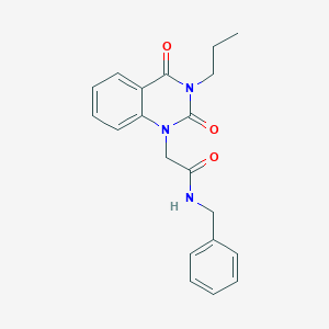 N-benzyl-2-(2,4-dioxo-3-propyl-3,4-dihydroquinazolin-1(2H)-yl)acetamide