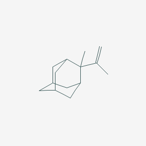 molecular formula C14H22 B1249129 2-Methyl-2-(prop-1-en-2-yl)adamantane CAS No. 38172-64-4