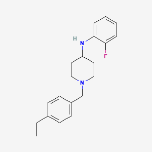 1-[(4-ethylphenyl)methyl]-N-(2-fluorophenyl)piperidin-4-amine