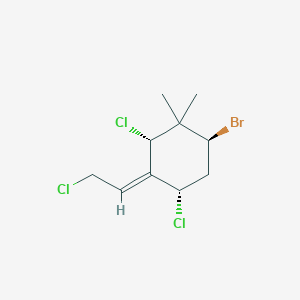molecular formula C10H14BrCl3 B1249133 Apakaochtodene A 
