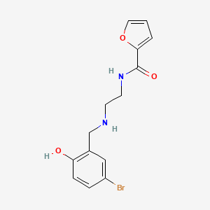 N-{2-[(5-bromo-2-hydroxybenzyl)amino]ethyl}furan-2-carboxamide