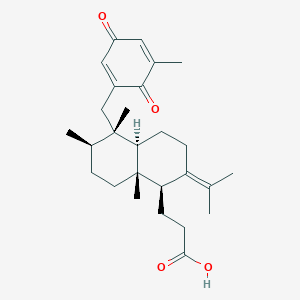 molecular formula C27H38O4 B1249134 Stypoquinonic acid 