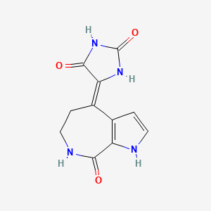 molecular formula C11H10N4O3 B1249135 spongiacidin C 