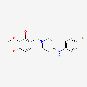 N-(4-bromophenyl)-1-(2,3,4-trimethoxybenzyl)piperidin-4-amine