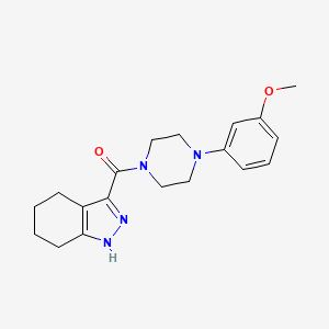 [4-(3-methoxyphenyl)piperazin-1-yl](4,5,6,7-tetrahydro-1H-indazol-3-yl)methanone