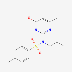 N-(4-methoxy-6-methylpyrimidin-2-yl)-4-methyl-N-propylbenzenesulfonamide