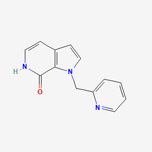 1-(pyridin-2-ylmethyl)-1,6-dihydro-7H-pyrrolo[2,3-c]pyridin-7-one