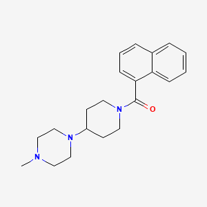 [4-(4-Methylpiperazin-1-yl)piperidin-1-yl](naphthalen-1-yl)methanone