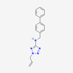 N-(biphenyl-4-ylmethyl)-2-(prop-2-en-1-yl)-2H-tetrazol-5-amine