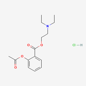 molecular formula C15H22ClNO4 B1249160 Edan hydrochloride CAS No. 3861-78-7