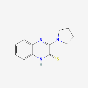 3-(Pyrrolidin-1-yl)quinoxaline-2-thiol