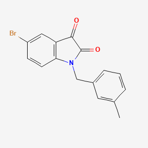 5-bromo-1-(3-methylbenzyl)-1H-indole-2,3-dione