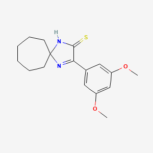 3-(3,5-Dimethoxyphenyl)-1,4-diazaspiro[4.6]undec-3-ene-2-thione