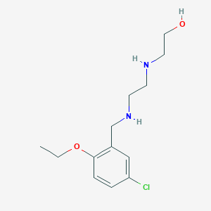 2-[(2-{[(5-Chloro-2-ethoxyphenyl)methyl]amino}ethyl)amino]ethanol