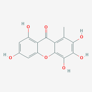 molecular formula C14H10O7 B1249170 2,3,4,6,8-Pentahydroxy-1-methylxanthone 