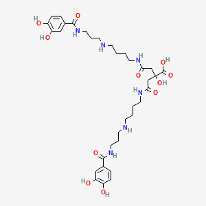 molecular formula C34H50N6O11 B1249178 Petrobactin 