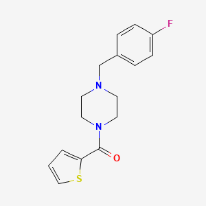 [4-(4-Fluorobenzyl)piperazin-1-yl](thiophen-2-yl)methanone