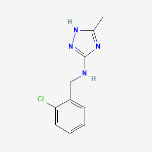 N-(2-chlorobenzyl)-3-methyl-1H-1,2,4-triazol-5-amine