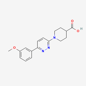 1-[6-(3-Methoxyphenyl)pyridazin-3-yl]piperidine-4-carboxylic acid