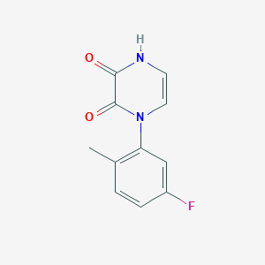 1-(5-Fluoro-2-methylphenyl)-1,4-dihydropyrazine-2,3-dione