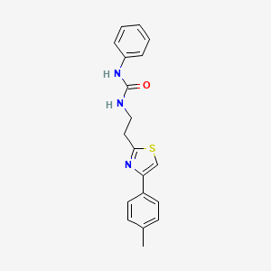 1-{2-[4-(4-Methylphenyl)-1,3-thiazol-2-yl]ethyl}-3-phenylurea