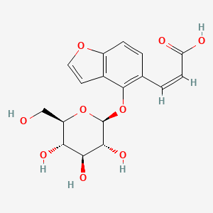 molecular formula C17H18O9 B1249187 Isopsoralenoside CAS No. 905954-18-9