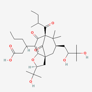 molecular formula C32H50O9 B1249188 Sundaicumone A 