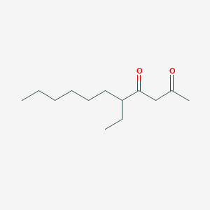 molecular formula C13H24O2 B1249190 5-乙基十一烷-2,4-二酮 