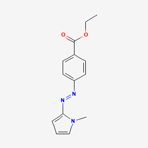 ethyl 4-[(E)-(1-methyl-1H-pyrrol-2-yl)diazenyl]benzoate