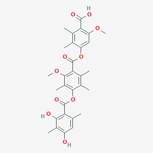 molecular formula C30H32O10 B1249193 Thielavin F 