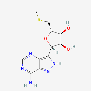 molecular formula C11H15N5O3S B1249196 5'-Methylthioformycin CAS No. 91255-90-2