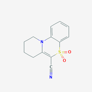 7,8,9,10-Tetrahydropyrido[2,1-c][1,4]benzothiazine-6-carbonitrile 5,5-dioxide