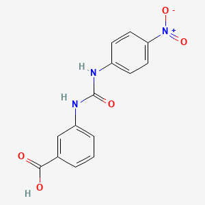 3-{[(4-Nitrophenyl)carbamoyl]amino}benzoic acid