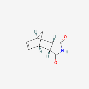 molecular formula C9H9NO2 B1249209 4,7-Methano-1H-isoindole-1,3(2H)-dione, 3a,4,7,7a-tetrahydro-, (3aalpha,4alpha,7alpha,7aalpha)- CAS No. 6265-30-1