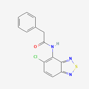 molecular formula C14H10ClN3OS B12492096 N-(5-chloro-2,1,3-benzothiadiazol-4-yl)-2-phenylacetamide CAS No. 878971-24-5