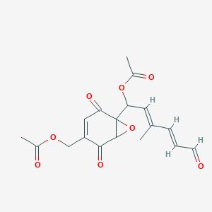 molecular formula C18H18O8 B1249215 Flagranone B 