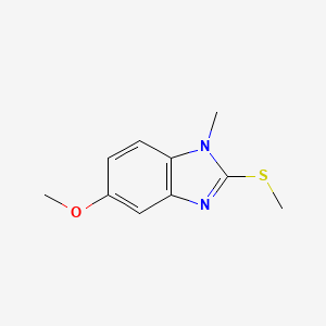 5-methoxy-1-methyl-2-(methylsulfanyl)-1H-benzimidazole