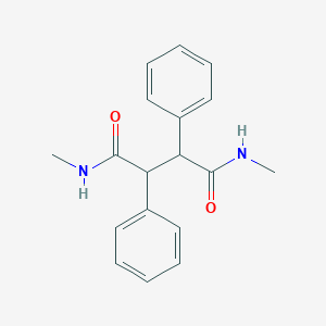 molecular formula C18H20N2O2 B12492176 N,N'-dimethyl-2,3-diphenylbutanediamide 