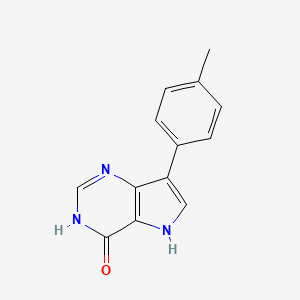 7-(4-methylphenyl)-3,5-dihydro-4H-pyrrolo[3,2-d]pyrimidin-4-one