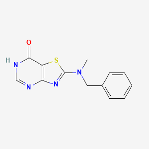 2-[benzyl(methyl)amino][1,3]thiazolo[4,5-d]pyrimidin-7(6H)-one