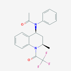 N-[(2R,4S)-2-methyl-1-(trifluoroacetyl)-1,2,3,4-tetrahydroquinolin-4-yl]-N-phenylacetamide