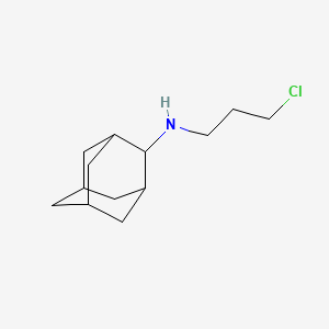 (1r,3r,5R,7R)-N-(3-chloropropyl)tricyclo[3.3.1.1~3,7~]decan-2-amine