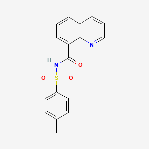 N-(4-Methylbenzenesulfonyl)quinoline-8-carboxamide