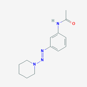 N-{3-[(E)-piperidin-1-yldiazenyl]phenyl}acetamide