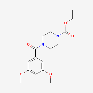 Ethyl 4-(3,5-dimethoxybenzoyl)piperazine-1-carboxylate