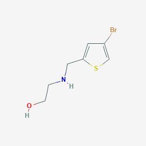 2-{[(4-Bromothiophen-2-yl)methyl]amino}ethanol