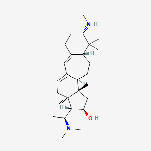 molecular formula C27H46N2O B1249247 (+)-布沙明醇 C 
