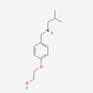 2-(4-{[(2-Methylpropyl)amino]methyl}phenoxy)ethanol