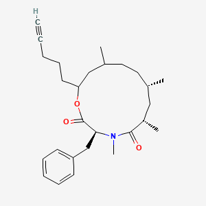 molecular formula C27H39NO3 B1249252 海绵素 